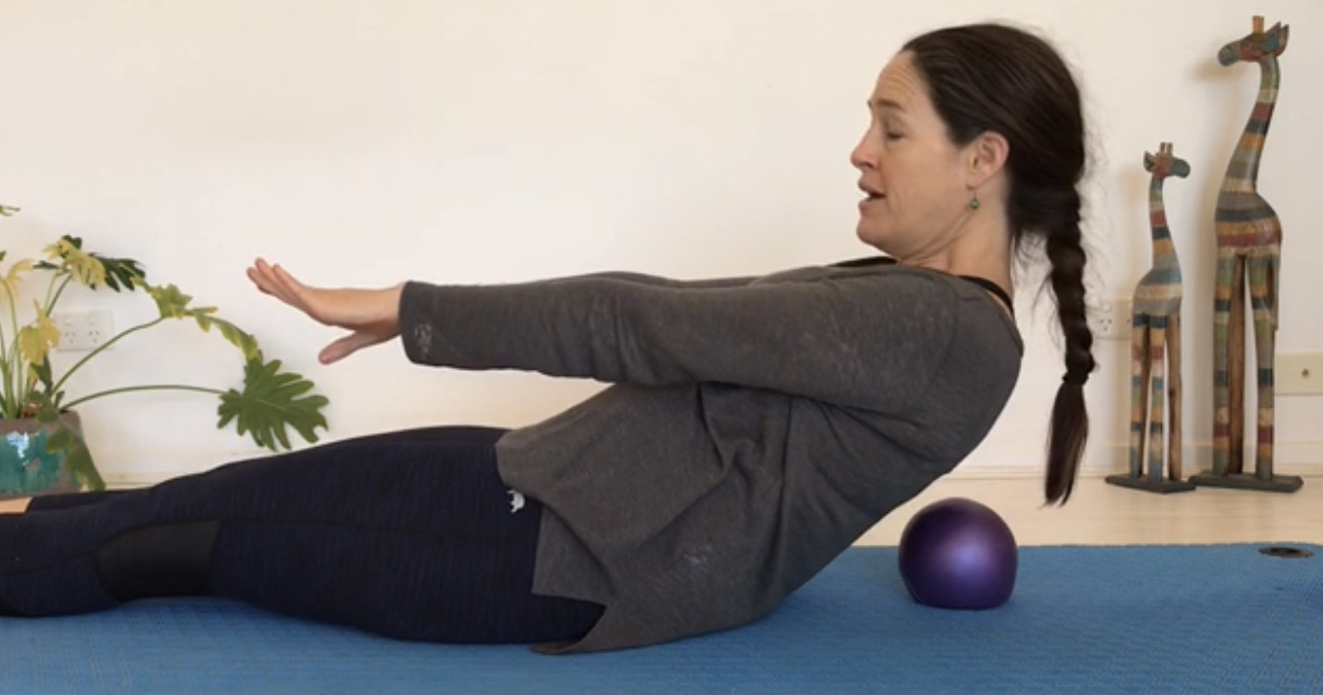 Chi Ball Upper Back And Neck Mobility — North Coast Physiotheraphy and